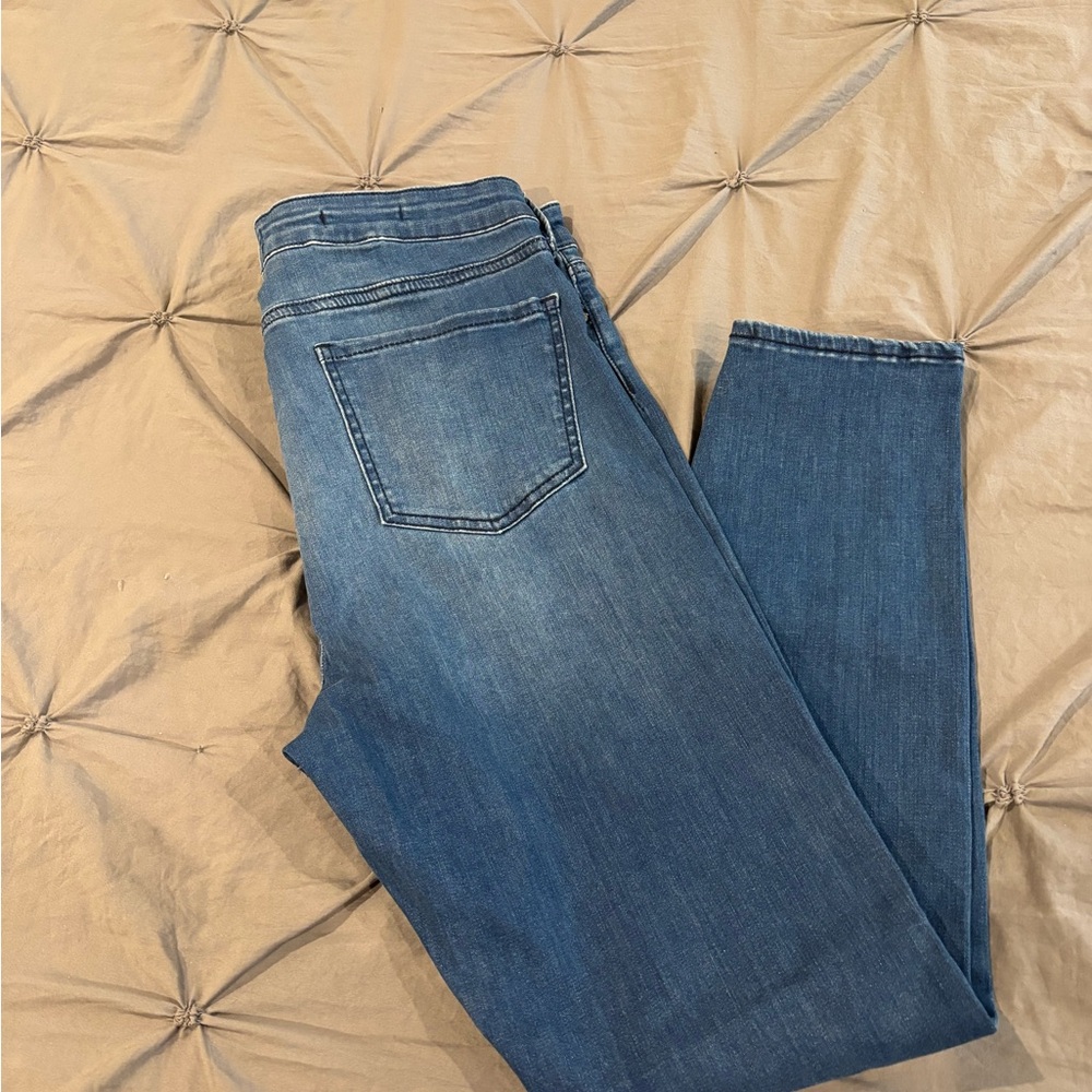 NYDJ Women's Straight Leg Blue Jeans